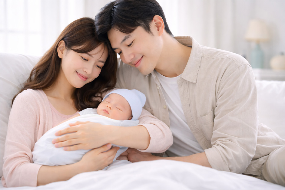 幸福家庭與新生兒